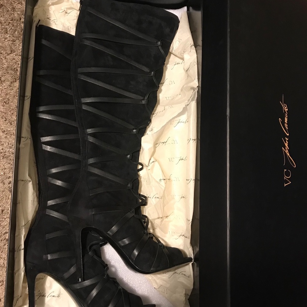 Vince John Camuto Maddy-Laced Boot